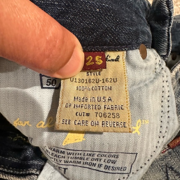 Seven jeans A Pocket with brass studs on A pocket. Size 25 from Nordstroms. - Picture 7 of 8
